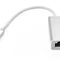 Адаптер Vinga USB Type-C - RJ-45 (M/F) Silver (VCPATC2GBLNS)