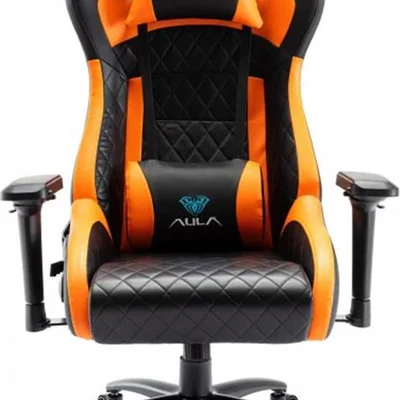 Крісло для геймерів Aula F1031 Gaming Chair Black/Orange (6948391286211)