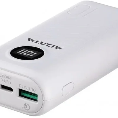 Універсальна мобільна батарея A-DATA P10000QCD 10000mAh White (AP10000QCD-DGT-CWH)
