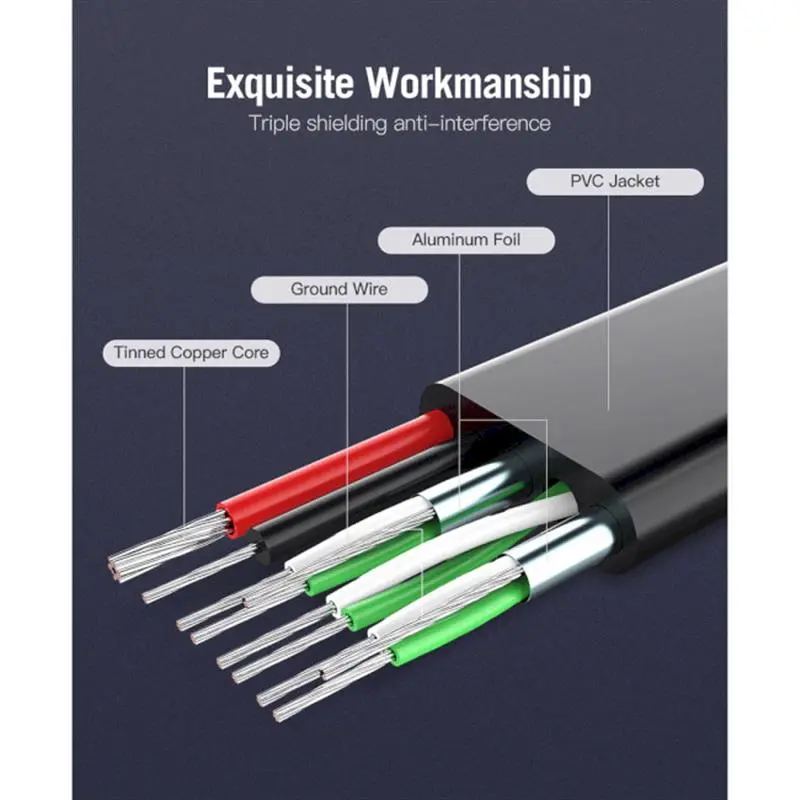 Кабель-подовжувач Vention Flat USB - USB V 3.0 (M/F), 1 м, Black (VAS-A13-B100) Кабель-подовжувач Vention Flat USB - USB V 3.0 (M/F), 1 м, Black (VAS-A13-B100)