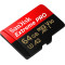 Карта пам`ятi MicroSDXC 64GB UHS-I U3 R200/W90MB/s SanDisk Extreme Pro V30 + SD-адаптер (SDSQXCU-064G-GN6MA)