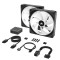 Вентилятор Corsair iCUE Link QX140 RGB PWM PC Fans Starter Kit with iCUE Link System Hub (CO-9051004-WW)