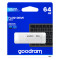 Флеш-накопичувач USB2.0 64GB GOODRAM UME2 White (UME2-0640W0R11)