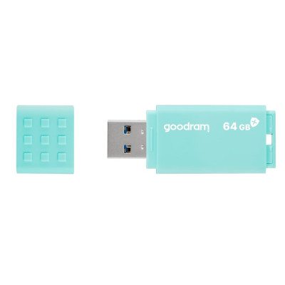 Флеш-накопичувач USB3.2 64GB GOODRAM UME3 Care Green (UME3-0640CRR11)