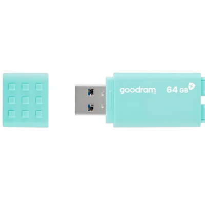 Флеш-накопичувач USB3.2 64GB GOODRAM UME3 Care Green (UME3-0640CRR11)