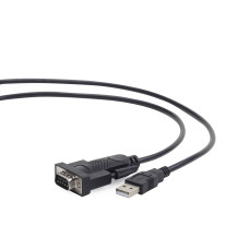 Кабель Cablexpert USB - COM (M/M), 1.5 м, чорний (UAS-DB9M-02)