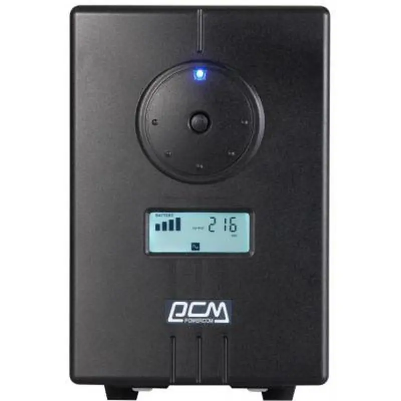 Джерело безперебійного живлення Powercom INF-500, 2 x євро, USB, під зовн. АКБ, з правильною синусоїдою (00210197) Джерело безперебійного живлення Powercom INF-500, 2 x євро, USB, під зовн. АКБ, з правильною синусоїдою (00210197)