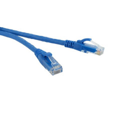 Патч-корд литий, UTP, RJ45, Cat.5e, 10m, синій