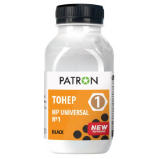 Тонер Patron (PN-HU1-100) HP Universal №1 Black, 100 г