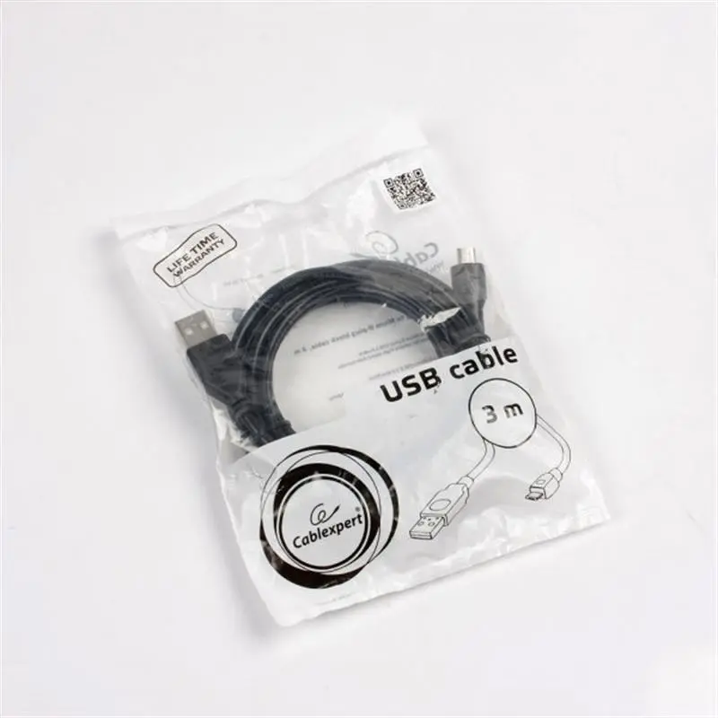 Кабель Cablexpert USB - micro USB V 2.0 (M/M), 3 м, Black (CCP-mUSB2-AMBM-10) Кабель Cablexpert USB - micro USB V 2.0 (M/M), 3 м, Black (CCP-mUSB2-AMBM-10)