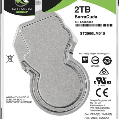 Накопичувач HDD 2.5" SATA 2.0TB Seagate BarraCuda 5400rpm 128MB (ST2000LM015)