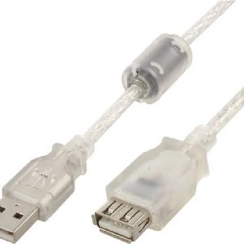Кабель Cablexpert USB - USB V 2.0 (M/F), 1.8 м, феритовий фільтр, білий (CCF-USB2-AMAF-TR-6)