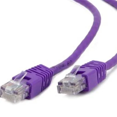 Патч-корд UTP Cablexpert (PP12-0.5M/V) літий, 50u "штекер із засувкою, 0.5 м, фіолетовий