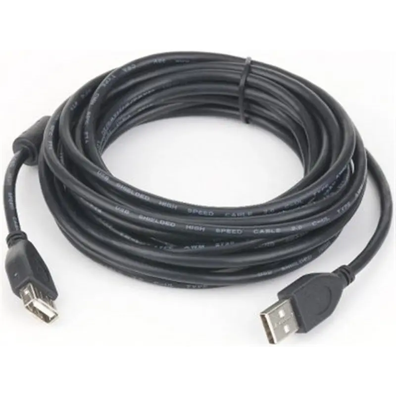 Кабель Cablexpert CCF-USB2-AMAF-6 подовжувач USB 2.0 AM/AF 1,8 м, Феритовий фільтр Кабель Cablexpert CCF-USB2-AMAF-6 подовжувач USB 2.0 AM/AF 1,8 м, Феритовий фільтр