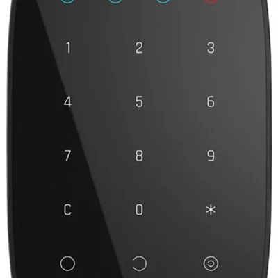 Бездротова сенсорна клавіатура Ajax KeyPad Black (8722.12.BL1/38248.12.BL1)