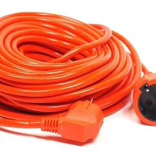 Подовжувач PowerPlant JY-3024/20 (PPCA10M200S1) 1 розетка, 20 м, помаранчевий