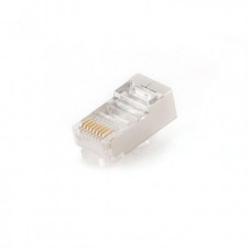 Конектор RJ 45 Cablexpert (PLUG5SP/50) екранований, з золоченими контактами (50 шт/уп)