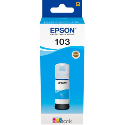 Чорнило Epson (103) L31XX Cyan (C13T00S24A) 65 мл