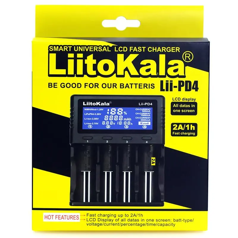 Зарядний пристрій Liitokala Lii-PD4 Зарядний пристрій Liitokala Lii-PD4