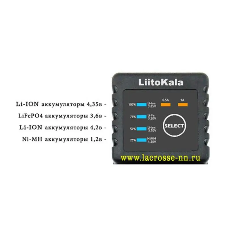 Зарядний пристрій Liitokala Lii-100 Зарядний пристрій Liitokala Lii-100