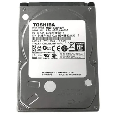 Накопичувач HDD 2.5" SATA 1.0TB Toshiba 5400rpm 8MB (MQ01ABD100V) Refurbished