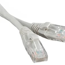 Патч-корд литий, UTP, RJ45, Cat.5e, 10m, сірий