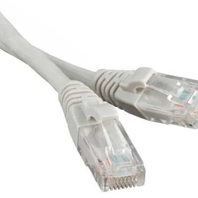 Патч-корд литий, UTP, RJ45, Cat.5e, 10m, сірий