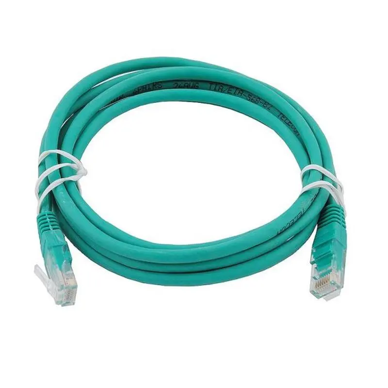 Патч-корд UTP Atcom RJ45, Cat.6, мідь, 3 м, зелений Патч-корд UTP Atcom RJ45, Cat.6, мідь, 3 м, зелений
