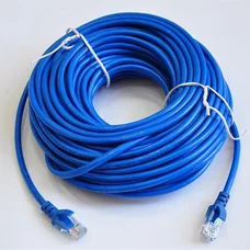 Патч-корд литий, UTP, RJ45, Cat.5e, 20m, синій