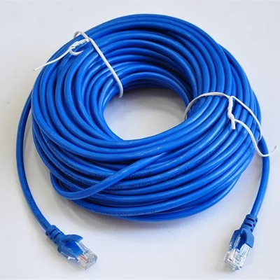 Патч-корд литий, UTP, RJ45, Cat.5e, 20m, синій
