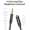 Кабель Vention 3.5 мм - 3.5 мм (M/F), 0.5 м, Black (VAB-B06-B050-M) Кабель Vention 3.5 мм - 3.5 мм (M/F), 0.5 м, Black (VAB-B06-B050-M)