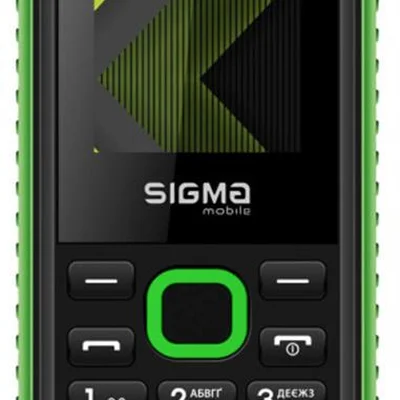 Мобiльний телефон Sigma mobile X-style 18 Track Dual Sim Black/Green