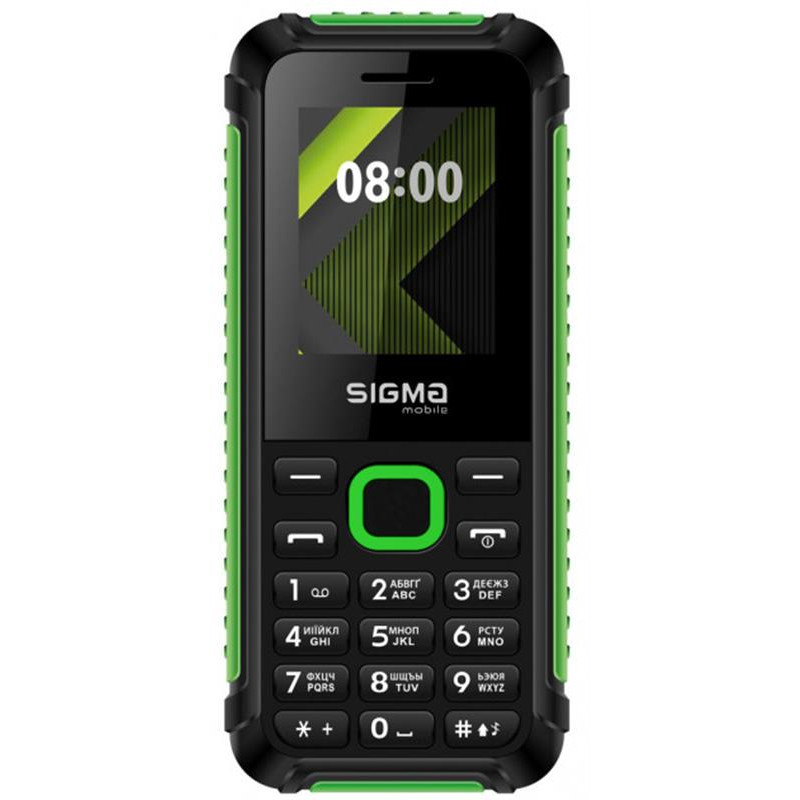 Мобiльний телефон Sigma mobile X-style 18 Track Dual Sim Black/Green