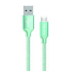 Кабель ColorWay USB - micro USB (M/M), 1 м, Mint (CW-CBUM002-MT)