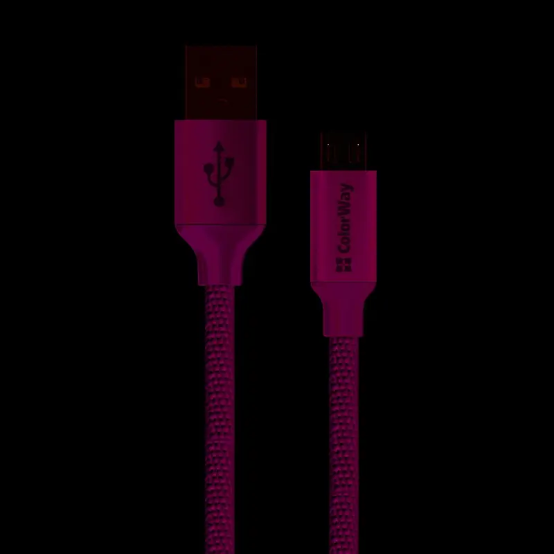 Кабель ColorWay USB - micro USB (M/M), 1 м, Mint (CW-CBUM002-MT) Кабель ColorWay USB - micro USB (M/M), 1 м, Mint (CW-CBUM002-MT)