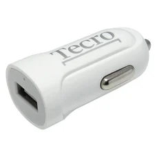 Автомобільний зарядний пристрій Tecro (1USBх2.1A) White (TCR-0121AW)