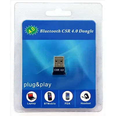 Bluetooth-адаптер USB - Bluetooth 4.0 HQ-Tech BT4-S1, Extra Slim, Qualcomm, блістер