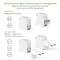 Мережевий зарядний пристрій Intaleo TCA242 (2USB, 2.4A) White (1283126477492)