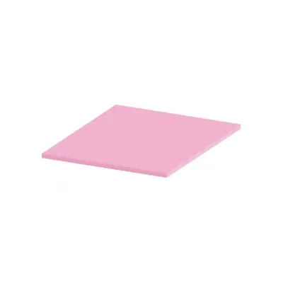 Термопрокладка силіконова Halnziye HY-100-3 (HY-100-3-1mm/01704), 100х100х1 мм, Pink