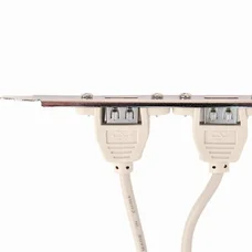Адаптер 2xAF/10P - 2xUSB V 2.0 Gembird (CCUSBRECEPTACLE)