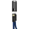 Кабель ColorWay USB - micro USB (M/M), 2.4 А, 0.22 м, Blue (CW-CBUM022-BL)