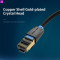 Патч-корд Vention CAT 8 SFTP Ethernet, 1.5 m, Black (IKABG)