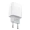 Зарядний пристрій Hoco C72A Glorious (1USB, 2.1А) White (6931474713018) + кабель Type-C