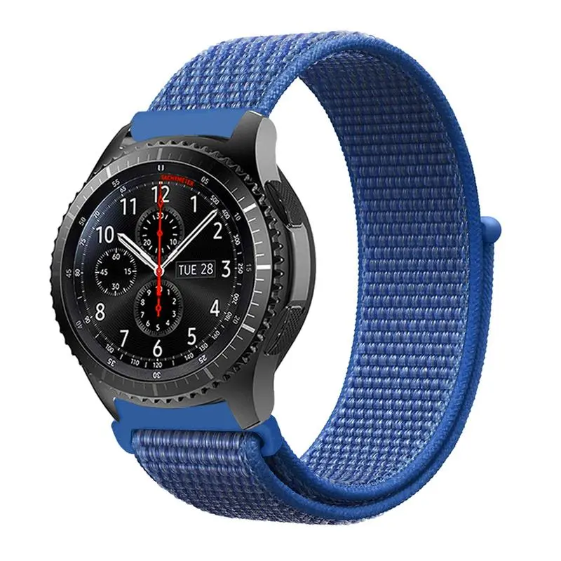 Ремінець BeCover Nylon Style для Samsung Galaxy Watch 42mm/Watch Active/Active 2 40/44mm/Watch 3 41mm/Gear S2 Classic/Gear Sport Blue (705818) Ремінець BeCover Nylon Style для Samsung Galaxy Watch 42mm/Watch Active/Active 2 40/44mm/Watch 3 41mm/Gear S2 Classic/Gear Sport Blue (705818)