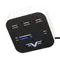 Концентратор USB 2.0 Frime 3хUSB2.0, SD, MS, TF Black/White (FHC-AllinOne3p2W)