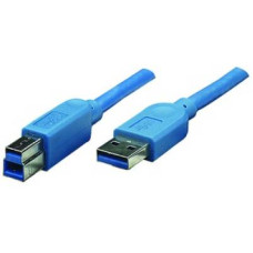 Кабель Atcom USB - USB Type-B V 3.0 (M/M), 1.8 м, blue (12823)