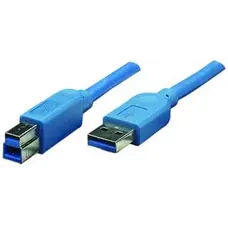 Кабель Atcom USB - USB Type-B V 3.0 (M/M), 1.8 м, blue (12823)