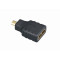 Адаптер Cablexpert HDMI - microHDMI (F/M), чорний (A-HDMI-FD)