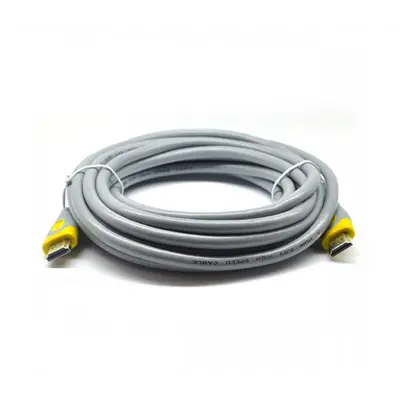 Кабель Merlion HDMI - HDMI V 2.0 (M/M), 10 м, Grey/Yellow (YT-HDMI(M)/(M)HSV2.0-10m/10125) пакет Кабель Merlion HDMI - HDMI V 2.0 (M/M), 10 м, Grey/Yellow (YT-HDMI(M)/(M)HSV2.0-10m/10125) пакет