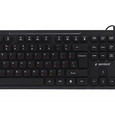 Клавіатура Gembird KB-MCH-04-UA Ukr Black